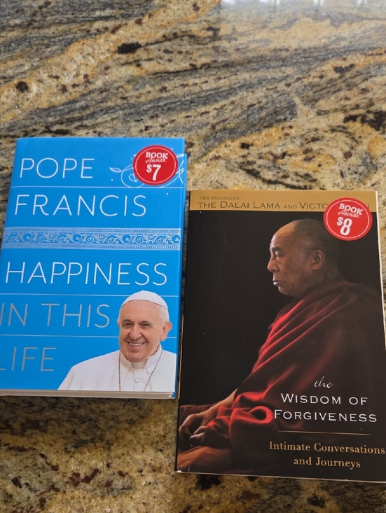 Other - Happiness in This Life & The Wisdom of Forgiveness - Blue and Black Book Set